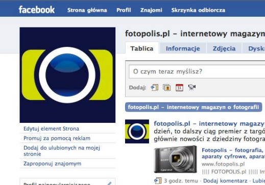 fotopolis.pl na Facebooku - zostań fanem!
