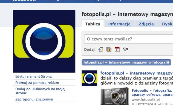  fotopolis.pl na Facebooku - zostań fanem!