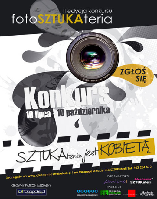 Konkurs fotograficzny "SZTUKAteria jest Kobietą"