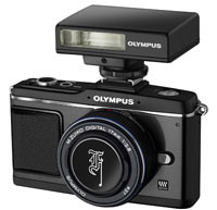 Olympus E-P2 w czarnych zestawach