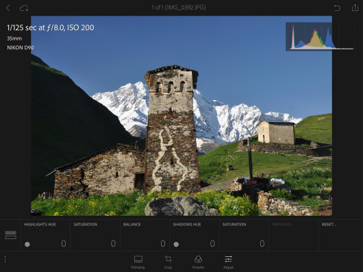 Adobe Lightroom Mobile 2.1