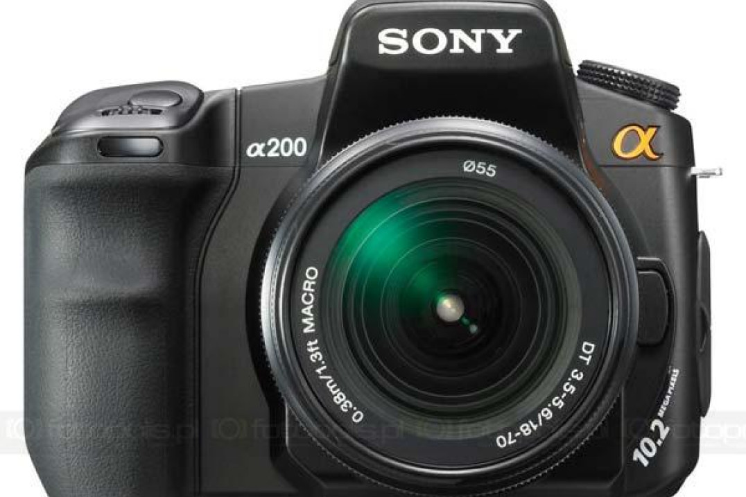 Sony A200 - delikatne odświeżenie