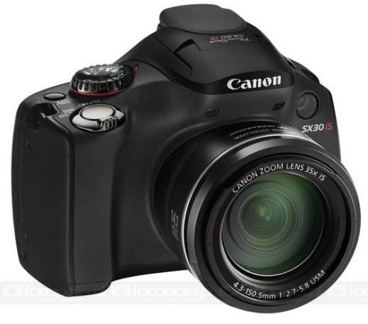 Canon PowerShot SX30 IS - 35-krotny zoom od 24 mm