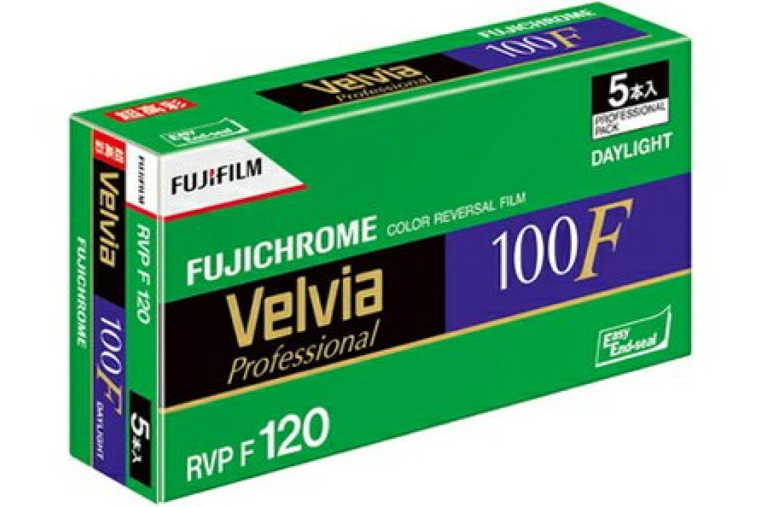 Fujichrome Velvia 100F 120 - koniec produkcji