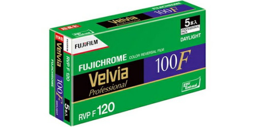 Fujichrome Velvia 100F 120 - koniec produkcji