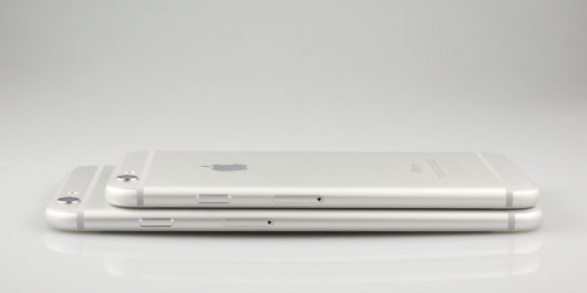 iPhone 6 i iPhone 6 Plus - widok z boku