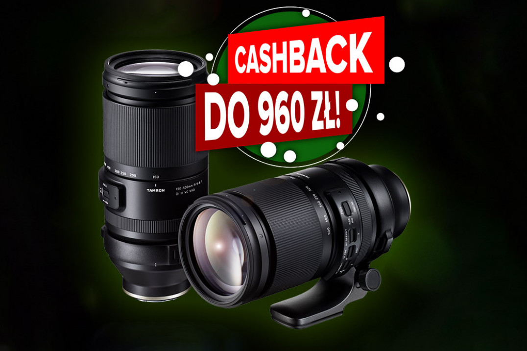 Cashback Tamron - do 960 zł zwrotu przy zakupie obiektywów do Sony E