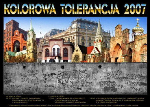 Tolerancja i nietolerancja - wystawa Galerii Bezdomnej w Łodzi