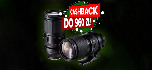 Cashback Tamron - do 960 zł zwrotu przy zakupie obiektywów do Sony E