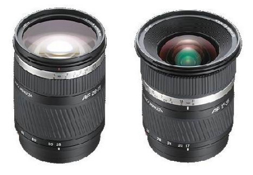 Konica Minolta 2 x zoom - szeroki i standardowy