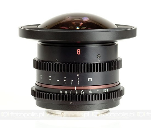 Samyang V-DSLR 8mm f/3,5 Aspherical IF MC Fish-eye CS - wersja dla filmowców